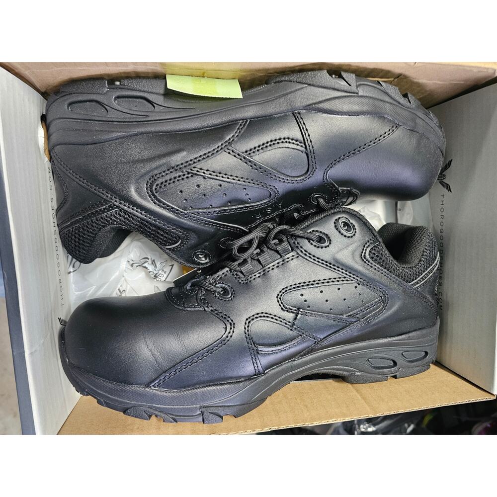 THOROGOOD 834-6522 ATHLETIC SLIP RESISTING‎ A.S.R LEATHER OXFORD BOOTS SIZE 14 W